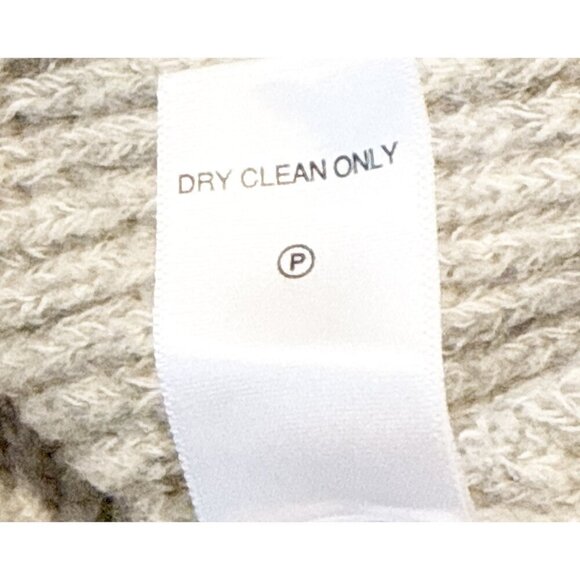 Michael Stars Heather Grey Ribbed Sequin Wrap Laurel Surplice Sweater Sz LP - Picture 6 of 8